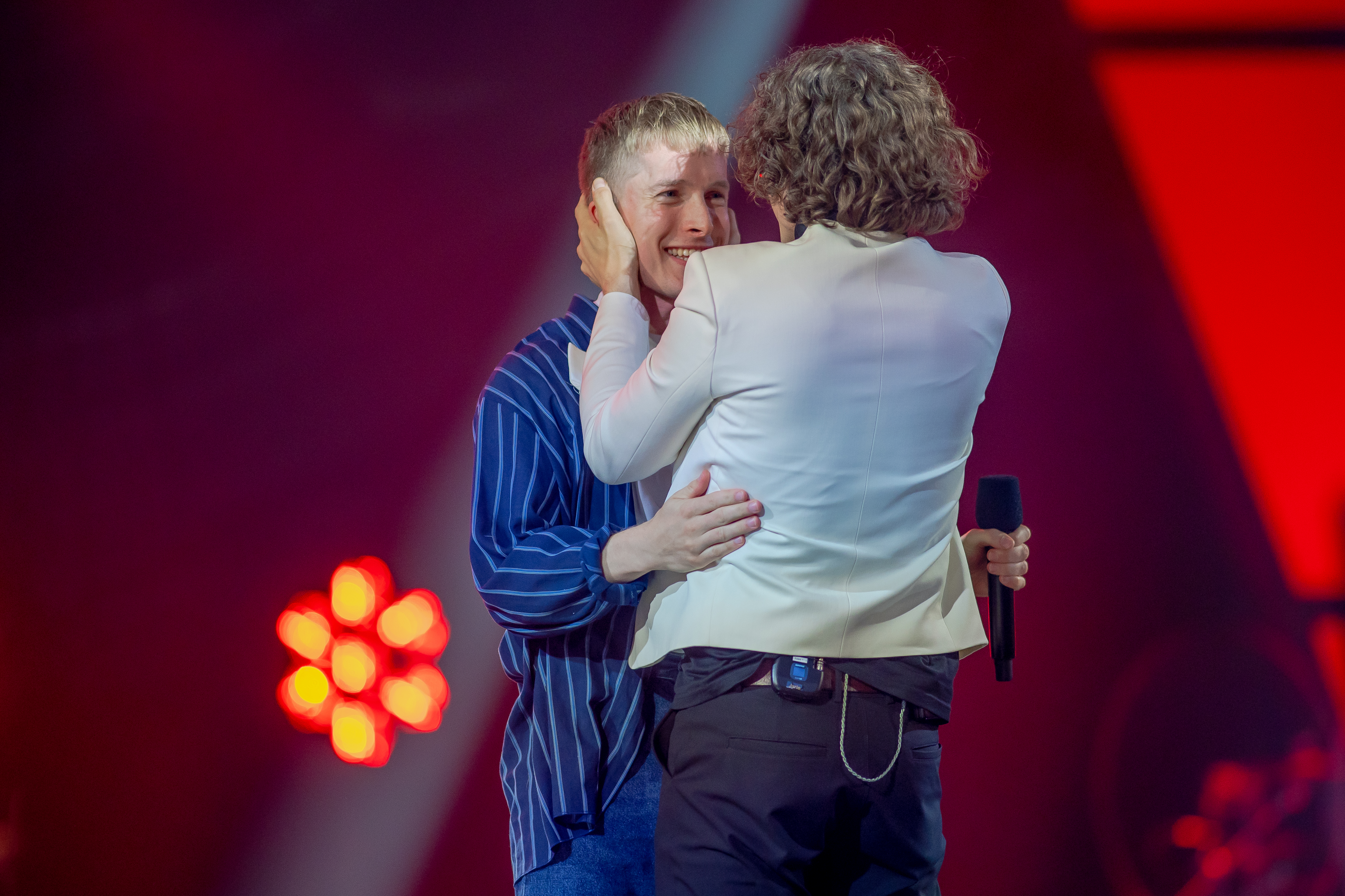 Ole Henrik Risøy Solheim. Jarle Bernhoft.  The Voice - Blind Audition 
Foto: Thomas Andersen / TV 2